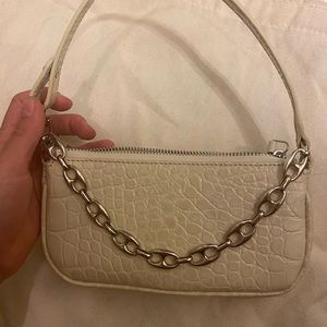 By Far mini Rachel bag handbag white/cream